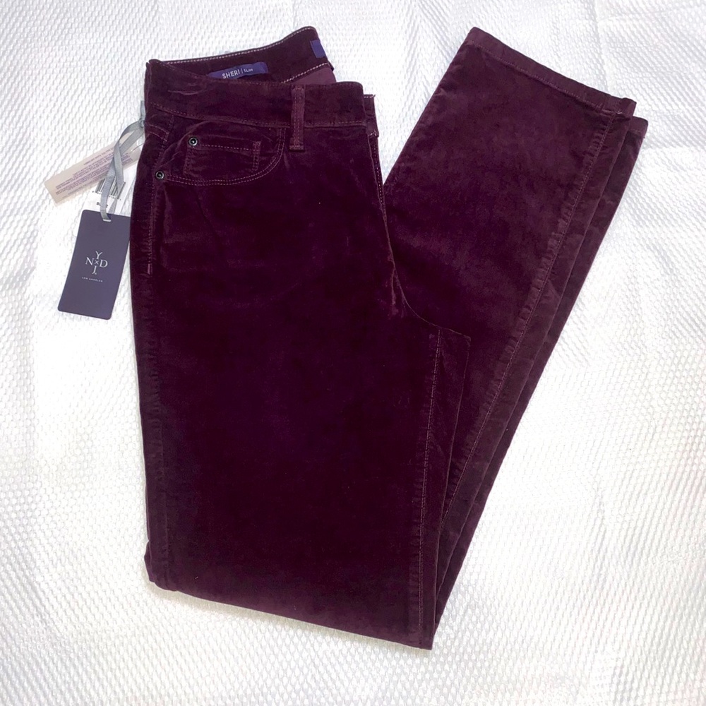 NWT. NYDJ Velour Pants Size 2